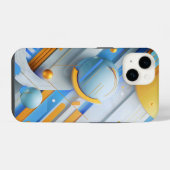 Coque Pour iPhone 14 conception technologique (Verso Horizontal)