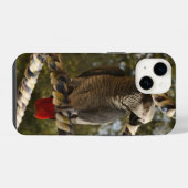 Coque Pour iPhone 14 Congo African Grey sur une balançoire Case-Mate co (Verso Horizontal)