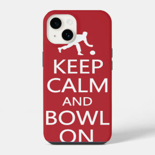 Coque Pour iPhone 14 Conserver le calme et le bol Sur la couleur person