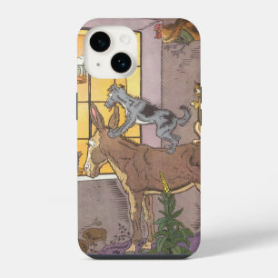Coque Pour iPhone 14 Conte de fée vintage, Les Musiciens de la ville de