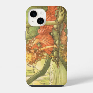 Coque Pour iPhone 14 Conte de fées vintage, Prince Grenouille Princesse