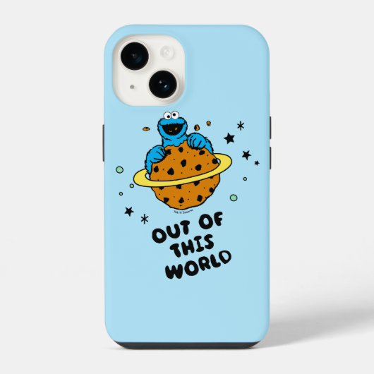 Coque Pour iPhone 14 Cookie Monster | Hors de ce monde (Verso)