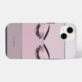 Coque Pour iPhone 14 Cool moderne chic rayé, coups de fouet (Verso Horizontal)