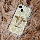 Coque Pour iPhone 14 Coque-coque iphone de la vache surpris