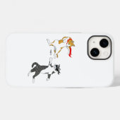 Coque Pour iPhone 14 Coque de combat de chat-Mate coque iphone (Verso (horizontal))