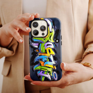 Coque Pour iPhone 14 Coque de style de balise Graffiti   iPhone 14 Coqu
