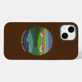 Coque Pour iPhone 14 Coque d'état à feuillage persistant-coque iphone d (Verso (horizontal))