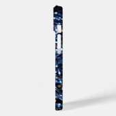 Coque Pour iPhone 14 Coque iphone Abstrait Blue Lights (Verso / Gauche)