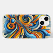 Coque Pour iPhone 14 Coque iphone Abstrait dynamique (Verso (horizontal))