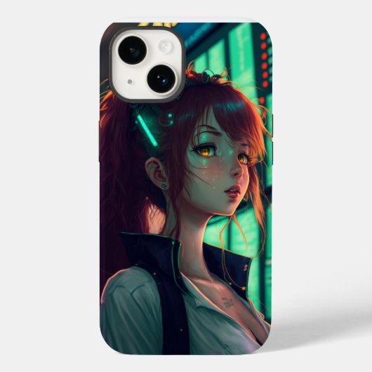 Coque Pour iPhone 14 Coque Iphone Anime Girl#1 (Verso)