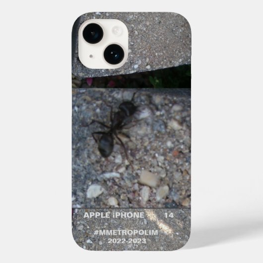 COQUE POUR iPhone 14 COQUE IPHONE APPLE / #MMETROPOLIM DESIGN (Verso)