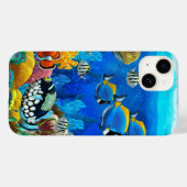 Coque Pour iPhone 14 Coque iphone Aquarium (Verso (horizontal))