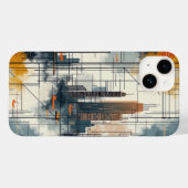 Coque Pour iPhone 14 coque iphone (art moderne) (Verso (horizontal))