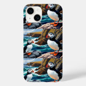 Coque Pour iPhone 14 coque iphone avec pouffins islandais (Verso)