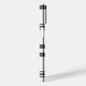 Coque Pour iPhone 14 Coque iphone blanc noir (Verso / Droite)