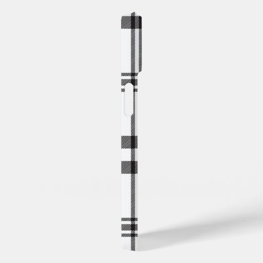 Coque Pour iPhone 14 Coque iphone blanc noir (Verso / Droite)