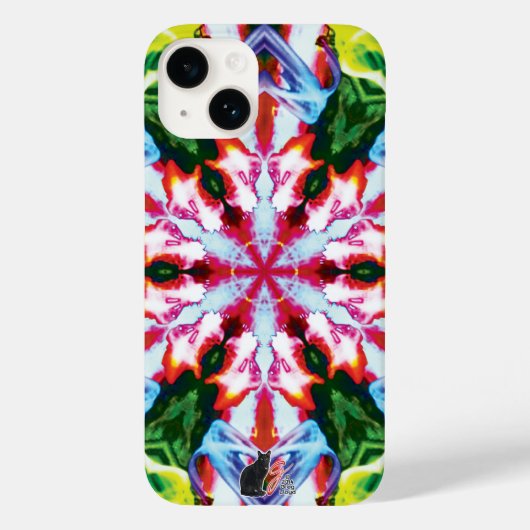 Coque Pour iPhone 14 Coque iphone Cilantro Kaleidoscope (Verso)