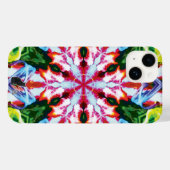 Coque Pour iPhone 14 Coque iphone Cilantro Kaleidoscope (Verso (horizontal))