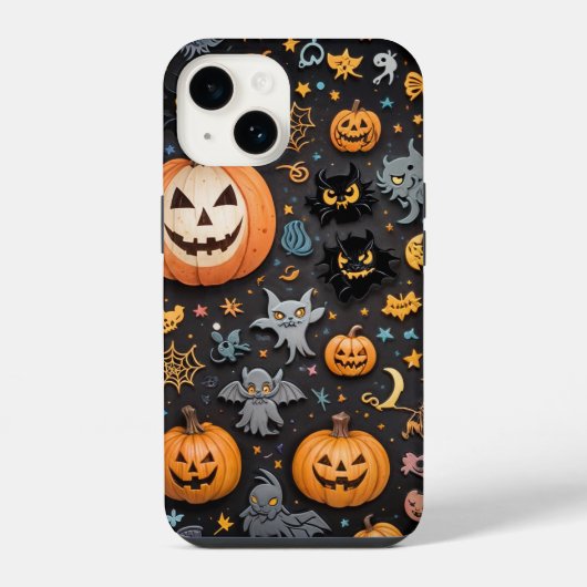 Coque Pour iPhone 14 coque iphone citrouille (Verso)