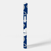 Coque Pour iPhone 14 COQUE IPHONE Coque-Mate POLYNÉSIEN RÊVE (BLEU) (Verso / Droite)