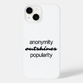 Coque Pour iPhone 14 Coque iphone d'anonymat (Verso)