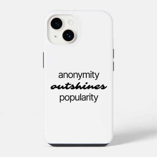 Coque Pour iPhone 14 Coque iphone d'anonymat (Verso)