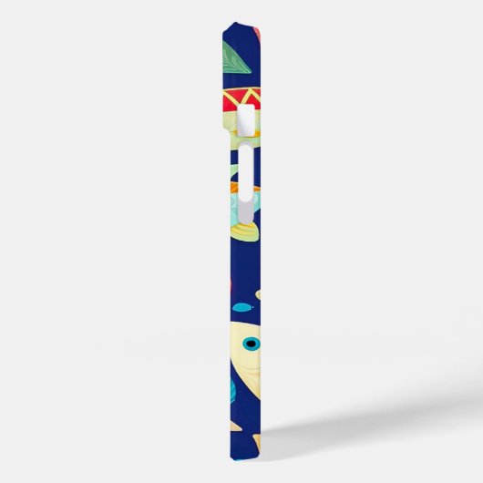 Coque Pour iPhone 14 Coque iphone de conception du poisson (Verso / Gauche)