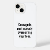 Coque Pour iPhone 14 Coque iphone de courage (Verso)