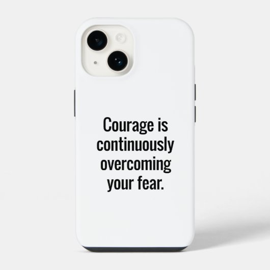 Coque Pour iPhone 14 Coque iphone de courage (Verso)