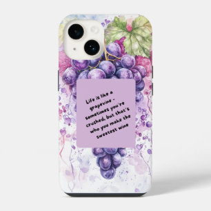 Coque Pour iPhone 14 Coque iphone de devis de fruits - Motivation amusa