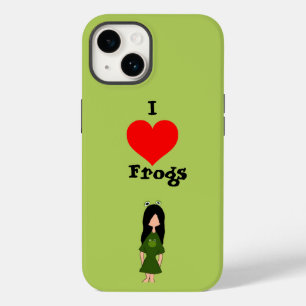 Coque Pour iPhone 14 Coque iphone de fille de grenouille