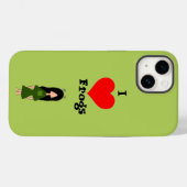 Coque Pour iPhone 14 Coque iphone de fille de grenouille (Verso (horizontal))