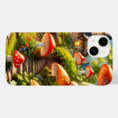 Coque Pour iPhone 14 Coque iphone de la ville de champignons (Verso (horizontal))
