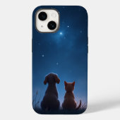 Coque Pour iPhone 14 Coque iphone de marionnettes et chaton (Verso)