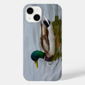 Coque Pour iPhone 14 Coque iphone de natation Mallard (Verso)