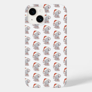 Coque Pour iPhone 14 Coque iphone de Noël Eléphant