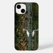 Coque Pour iPhone 14 Coque iphone de réflexion de l'aigle blanc (Verso)