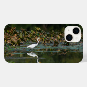 Coque Pour iPhone 14 Coque iphone de réflexion de l'aigle blanc