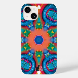 Coque Pour iPhone 14 Coque iphone du kaléidoscope d'allumage