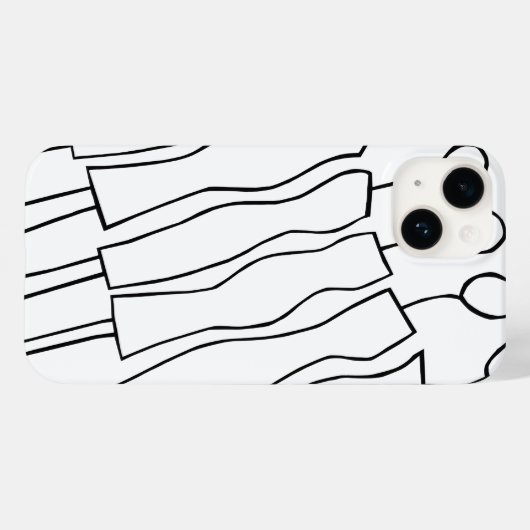 Coque Pour iPhone 14 coque iphone (femmes à main 02) (Verso (horizontal))