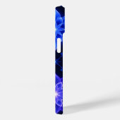 Coque Pour iPhone 14 Coque iphone Floral bleu violet brillant (Verso / Droite)