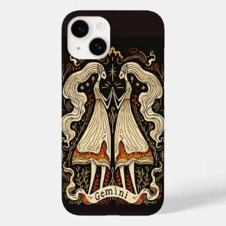 Coque Pour iPhone 14 coque iphone Gemini Celestial Zodiac Art