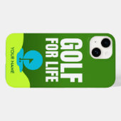 Coque Pour iPhone 14 coque iphone Golfer customisé (Verso (horizontal))