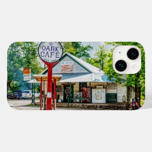 Coque Pour iPhone 14 Coque iphone historique du magasin général Oark (Verso (horizontal))