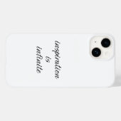 Coque Pour iPhone 14 Coque iphone Inspiration (Verso (horizontal))