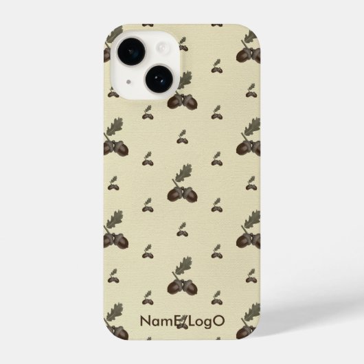 Coque Pour iPhone 14 coque iphone motif_4_acorn_2 (Verso)