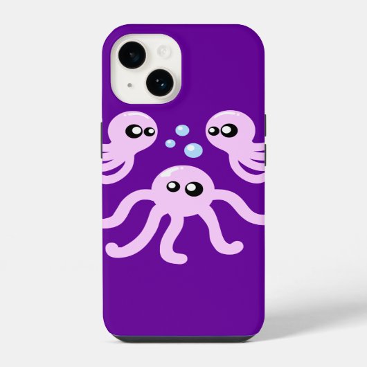 Coque Pour iPhone 14 Coque iphone octopus mignon (Verso)