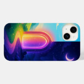 Coque Pour iPhone 14 Coque iphone Parallel Worlds - Cadeau Surreal Dual (Verso (horizontal))