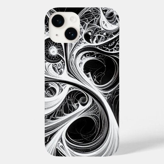 Coque Pour iPhone 14 Coque iphone réseau mental Abstrait complexe (Verso)