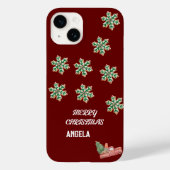Coque Pour iPhone 14 Coque iphone Snowflake (Verso)